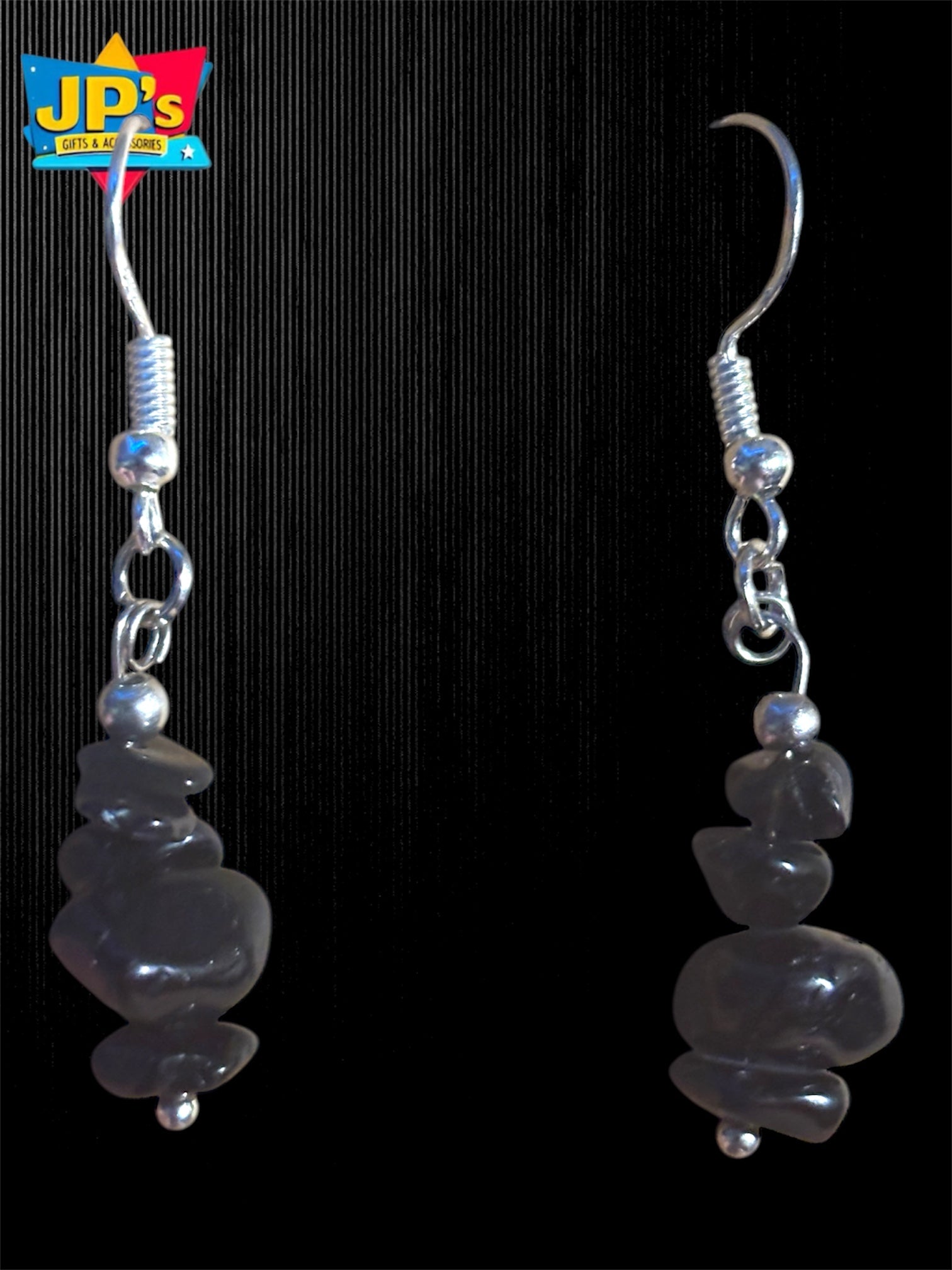 Gemstone Chip Earrings image 2