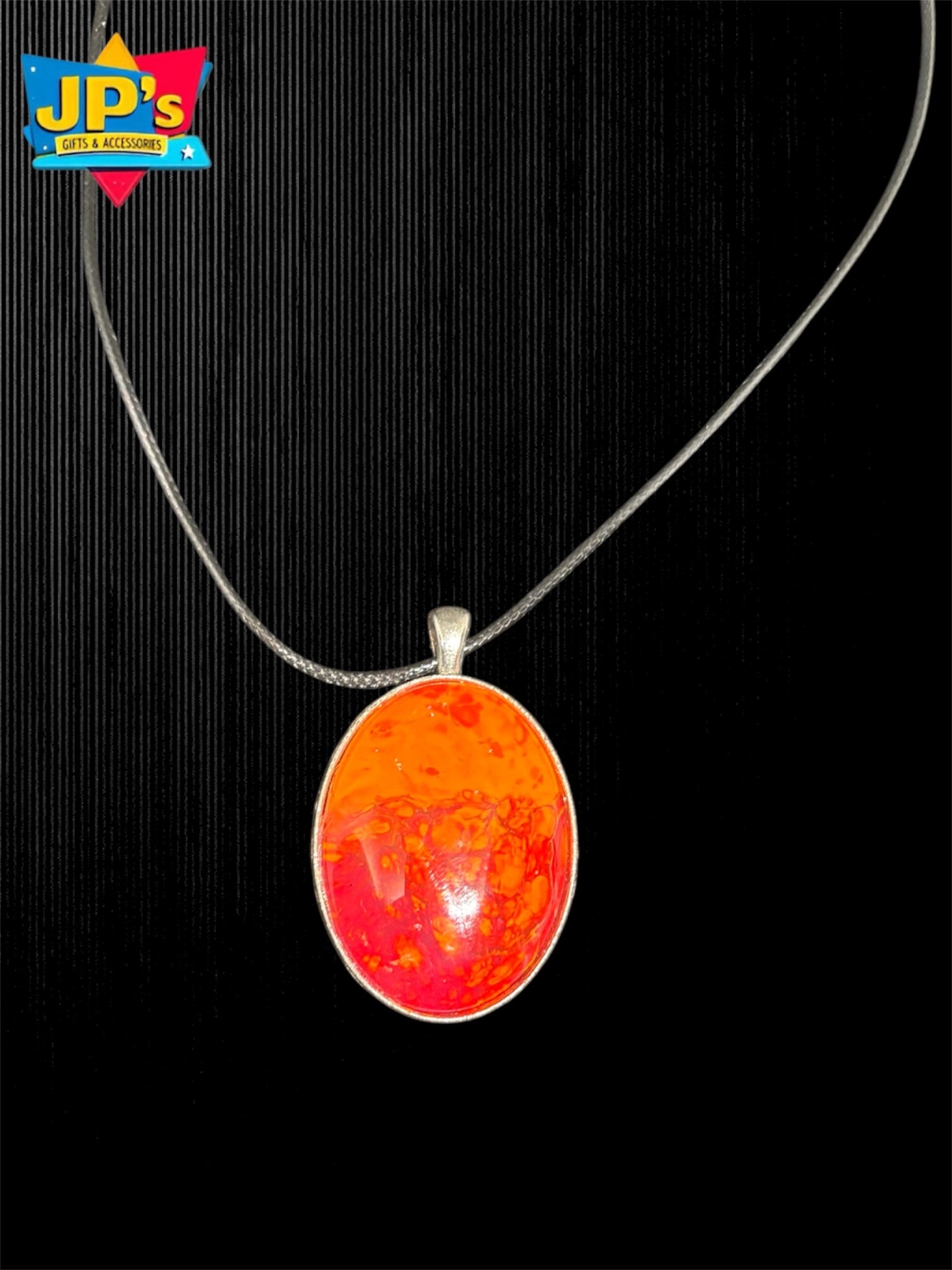 Large Patterned Pendant Necklaces image 1