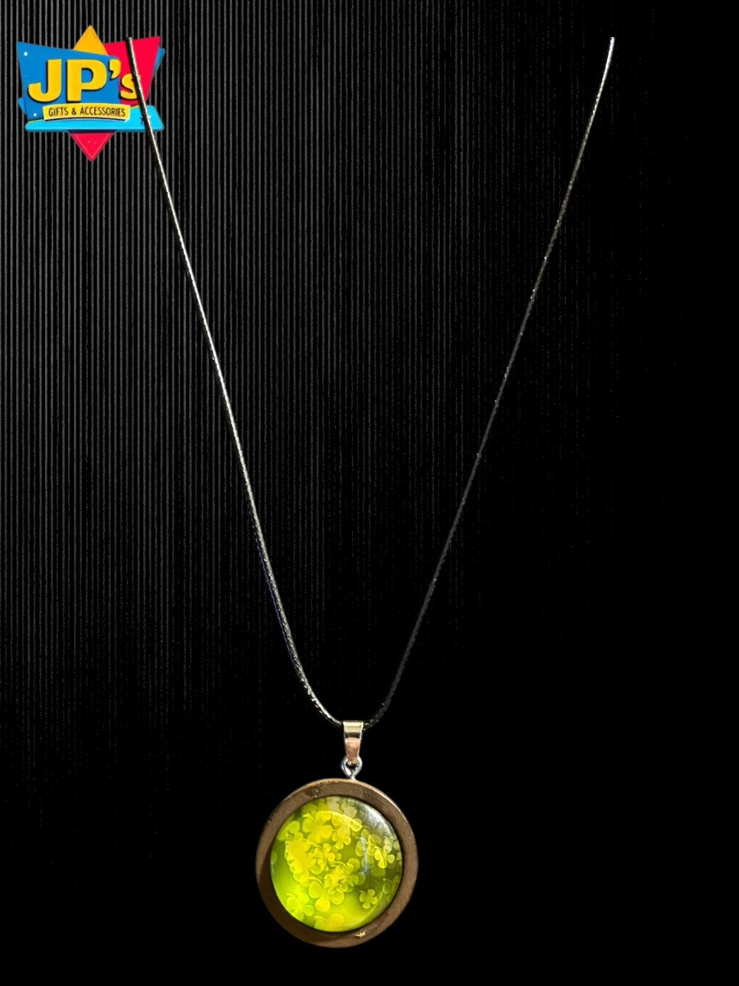 Four Leafed Clover Wooden Pendant Necklaces image 2