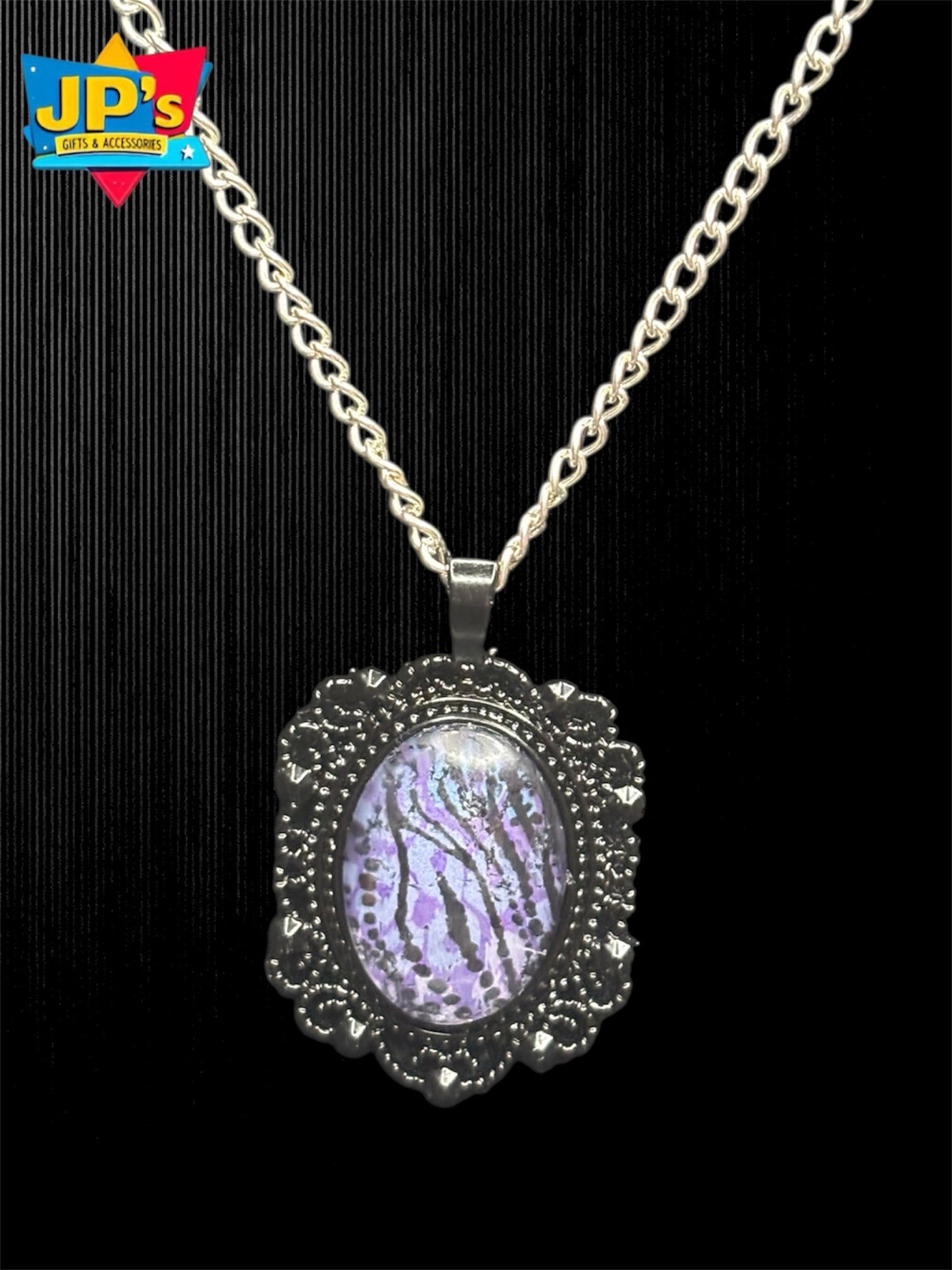 Large Victorian Style Pendant Necklaces image 0