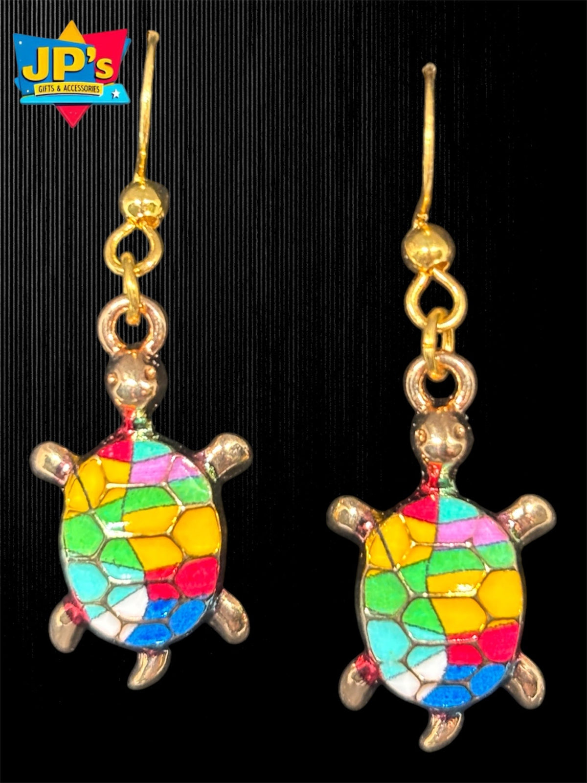 Coloured Turtle Earrings image 9