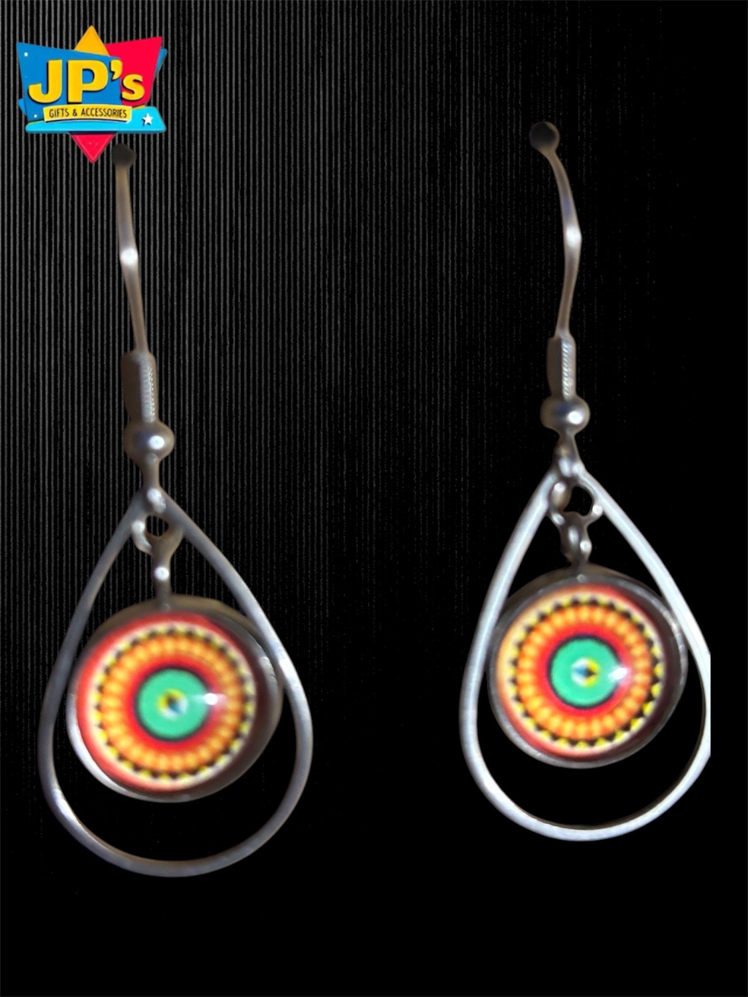 Bohemian Tear Drop Earrings image 1