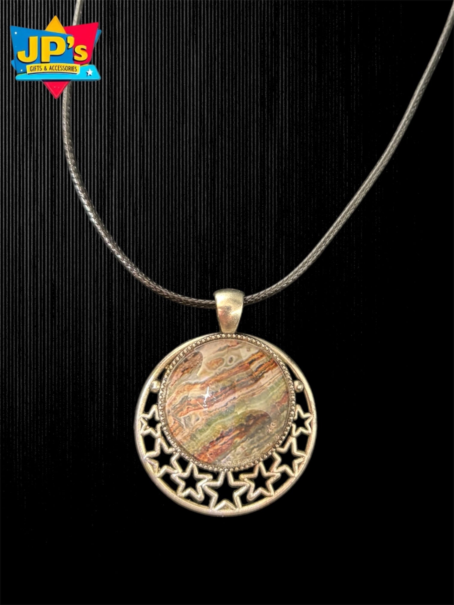 Small Patterned Cabochon Necklaces image 6