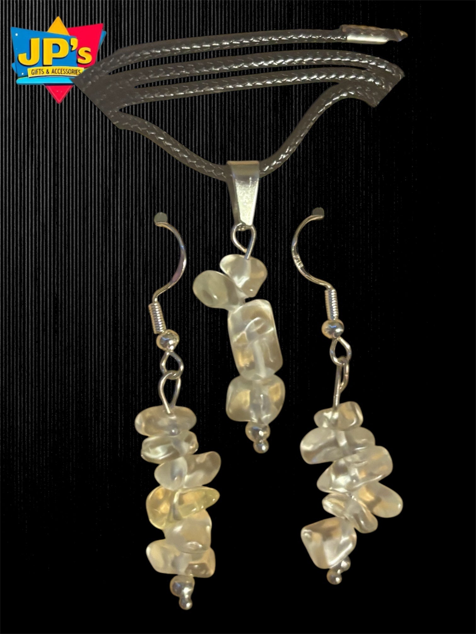 Gemstone Chip Earring & Necklace Giftsets image 7