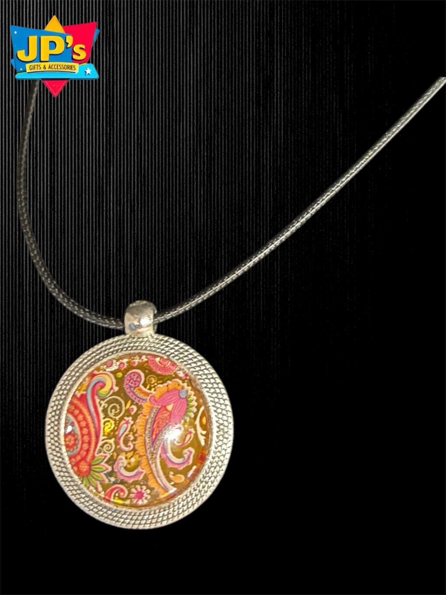 Small Patterned Cabochon Necklaces image 13