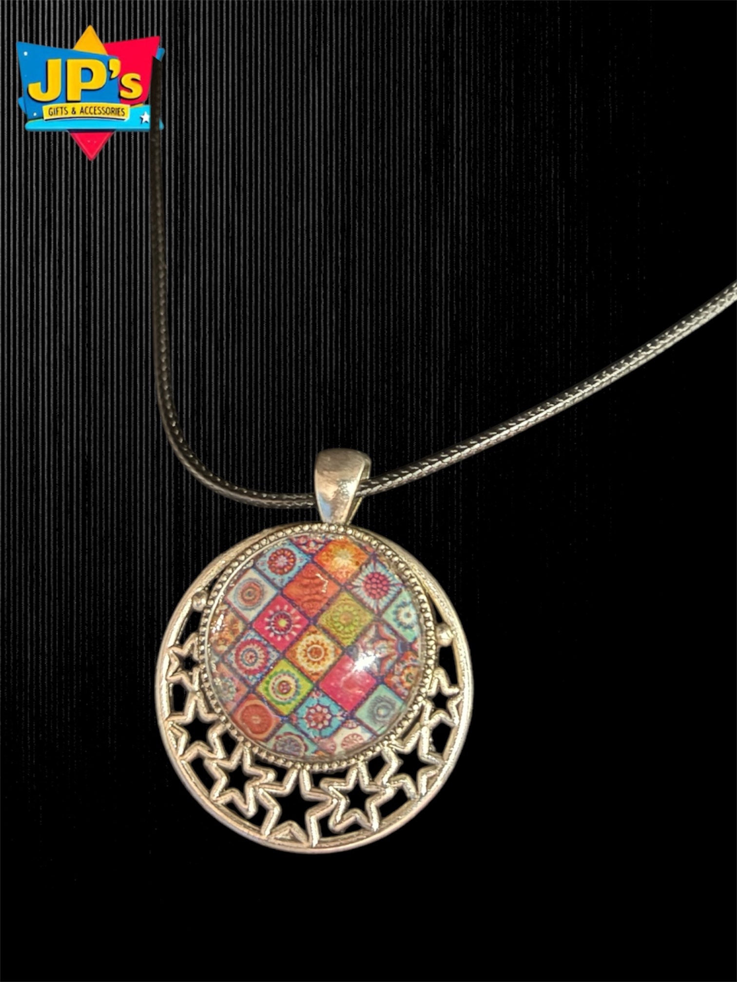 Small Patterned Cabochon Necklaces image 5