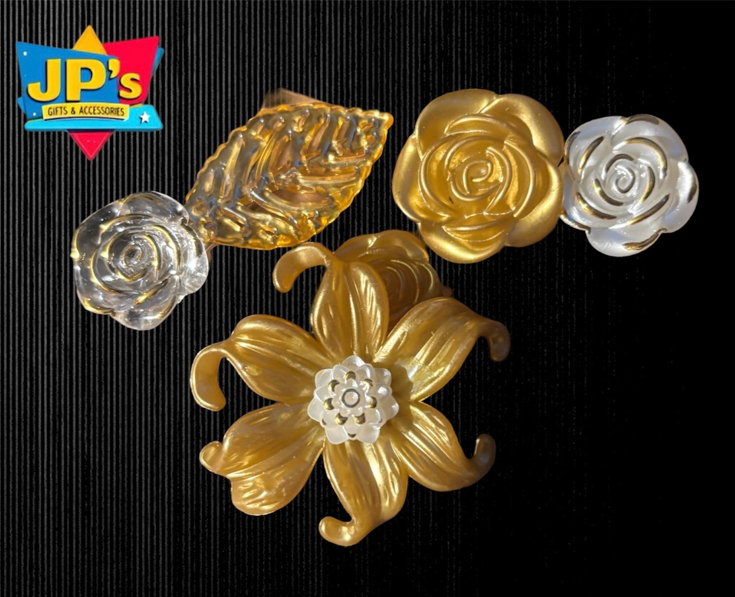 Floral Themed Hair Clip Sets image 0
