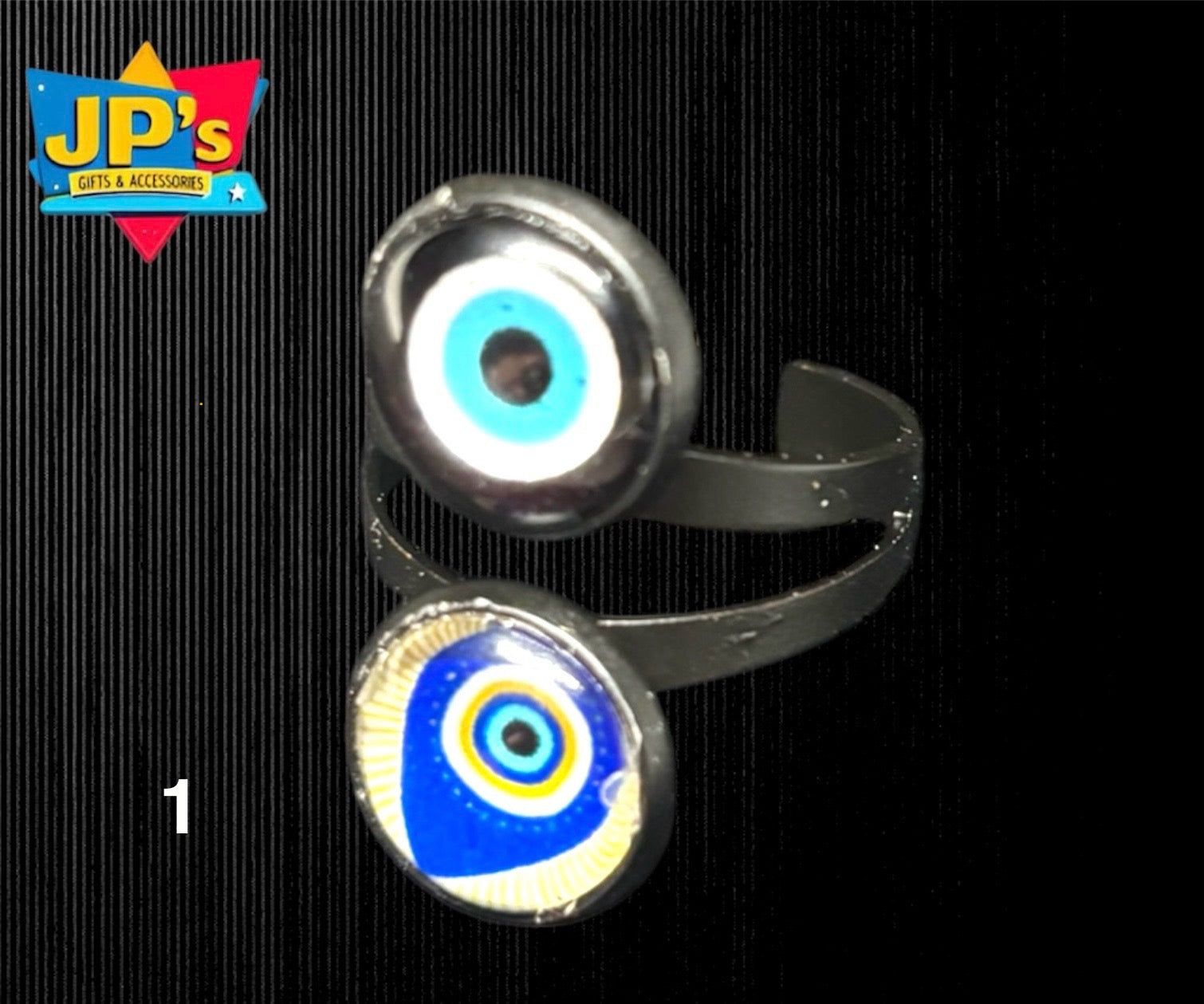 Evil Eye Double Rings image 7