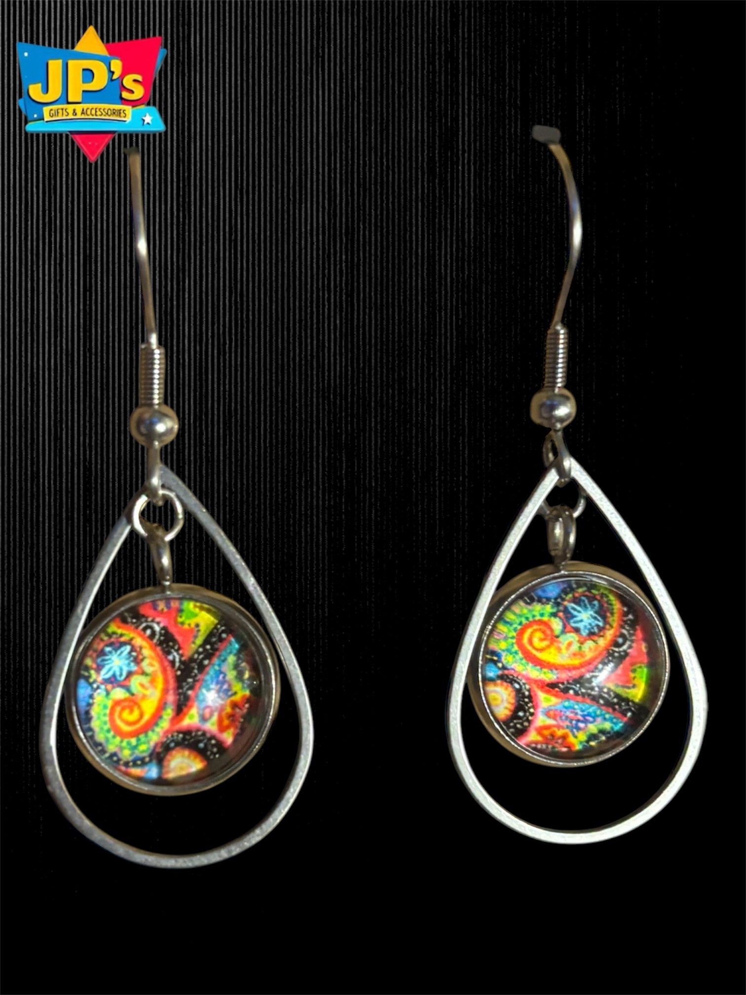 Bohemian Tear Drop Earrings image 2