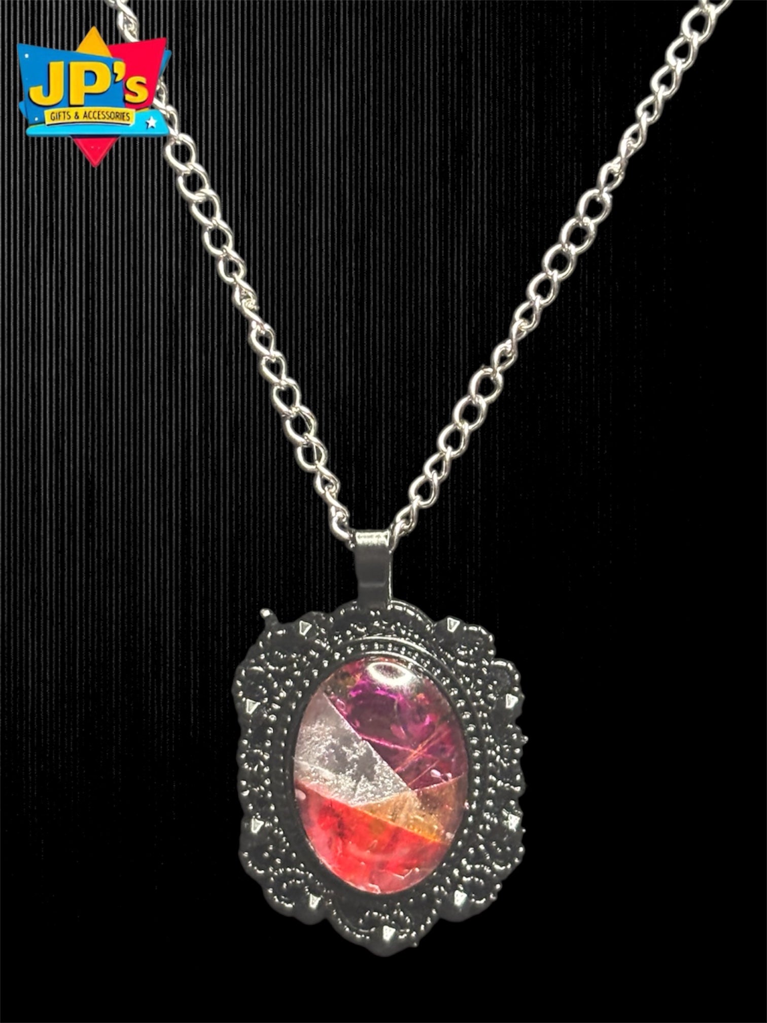 Large Victorian Style Pendant Necklaces image 3