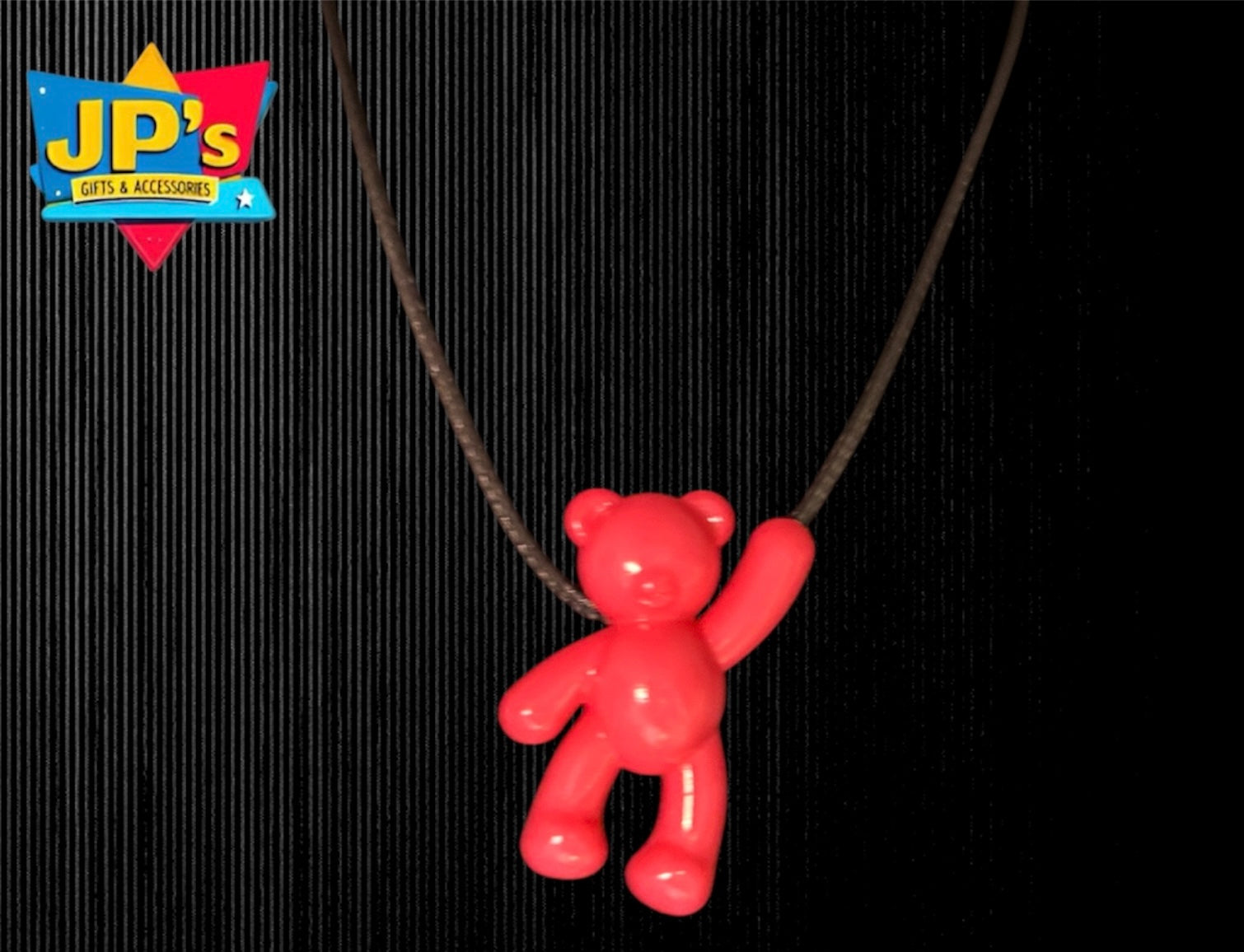 Waving Teddy Necklace image 4