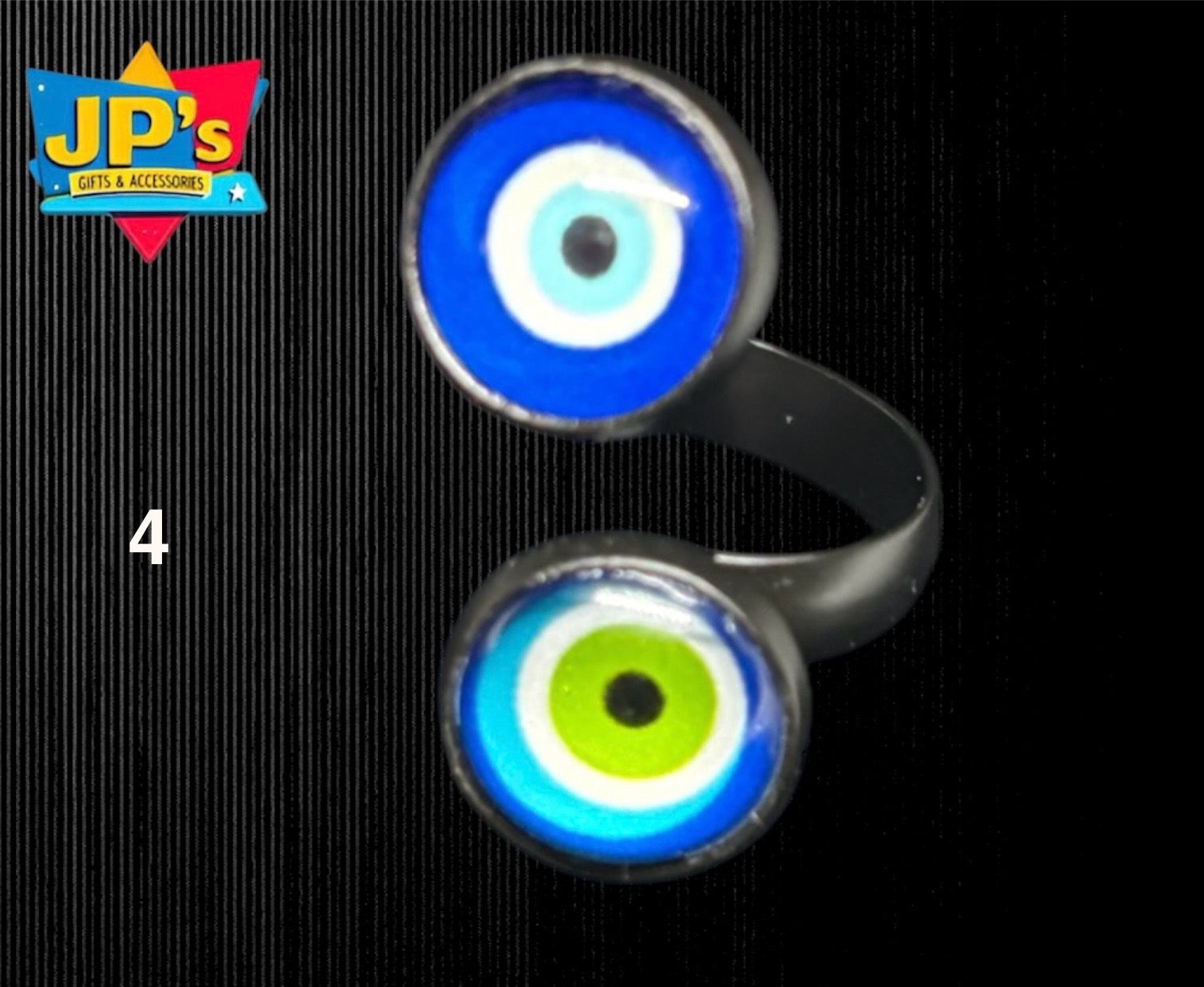 Evil Eye Double Rings image 2