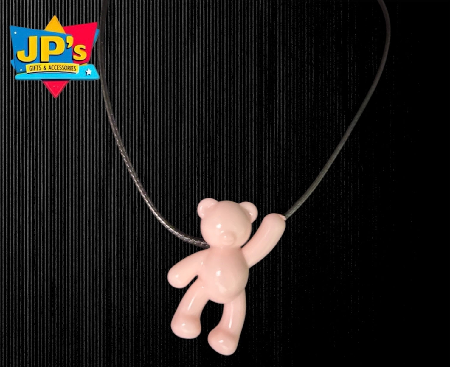 Waving Teddy Necklace image 2