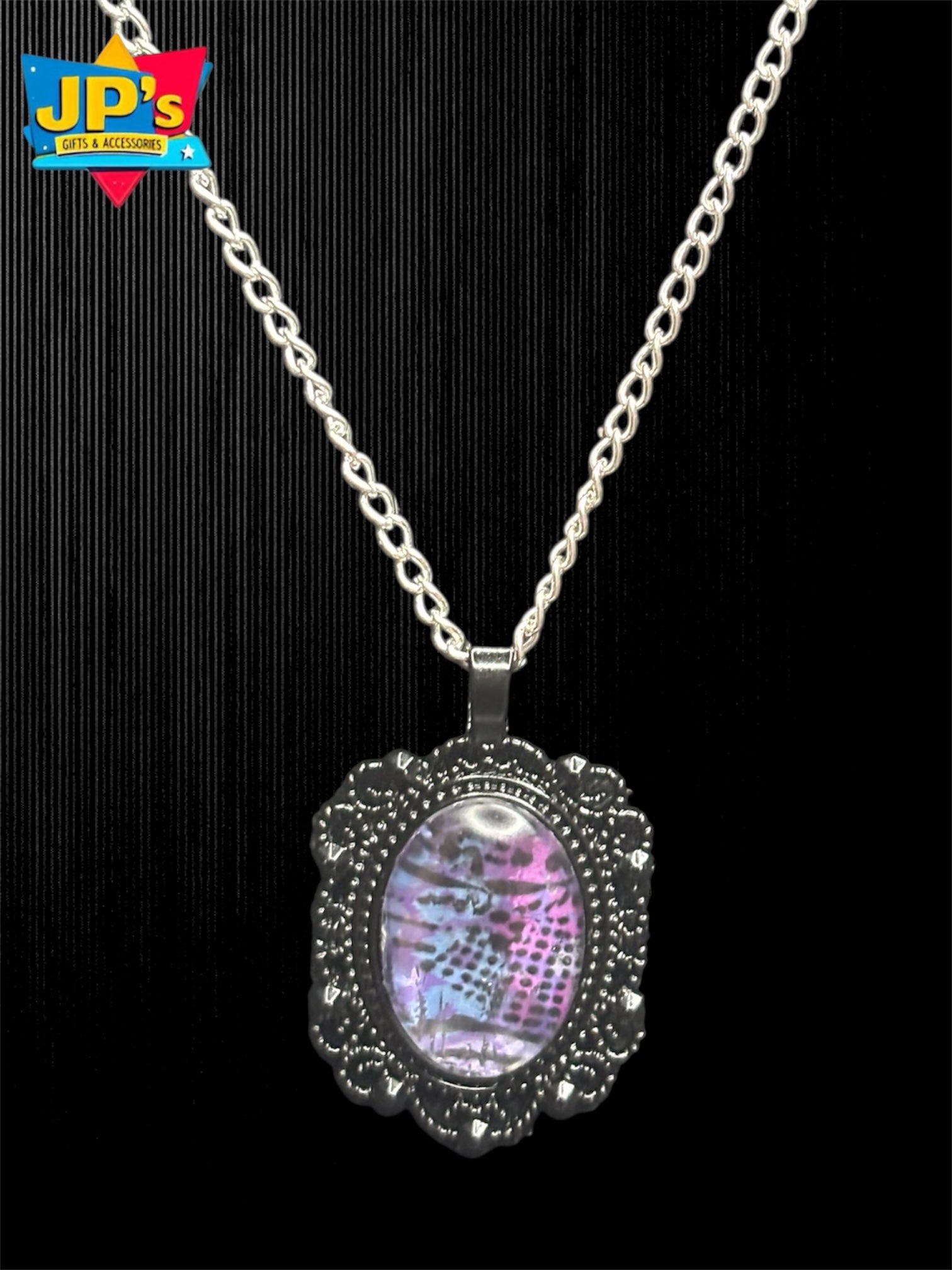 Large Victorian Style Pendant Necklaces image 1