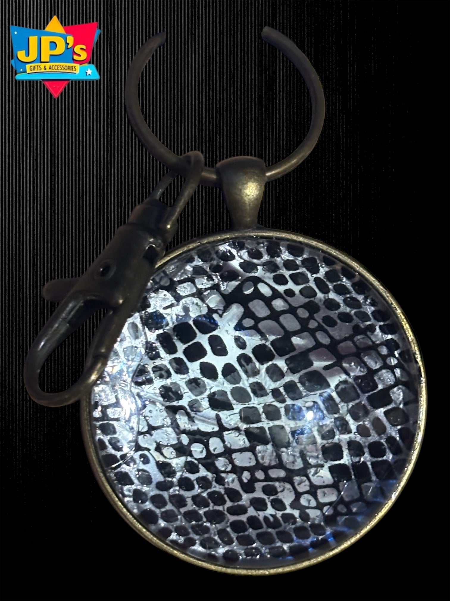 Patterned Cabochon Keychains image 2