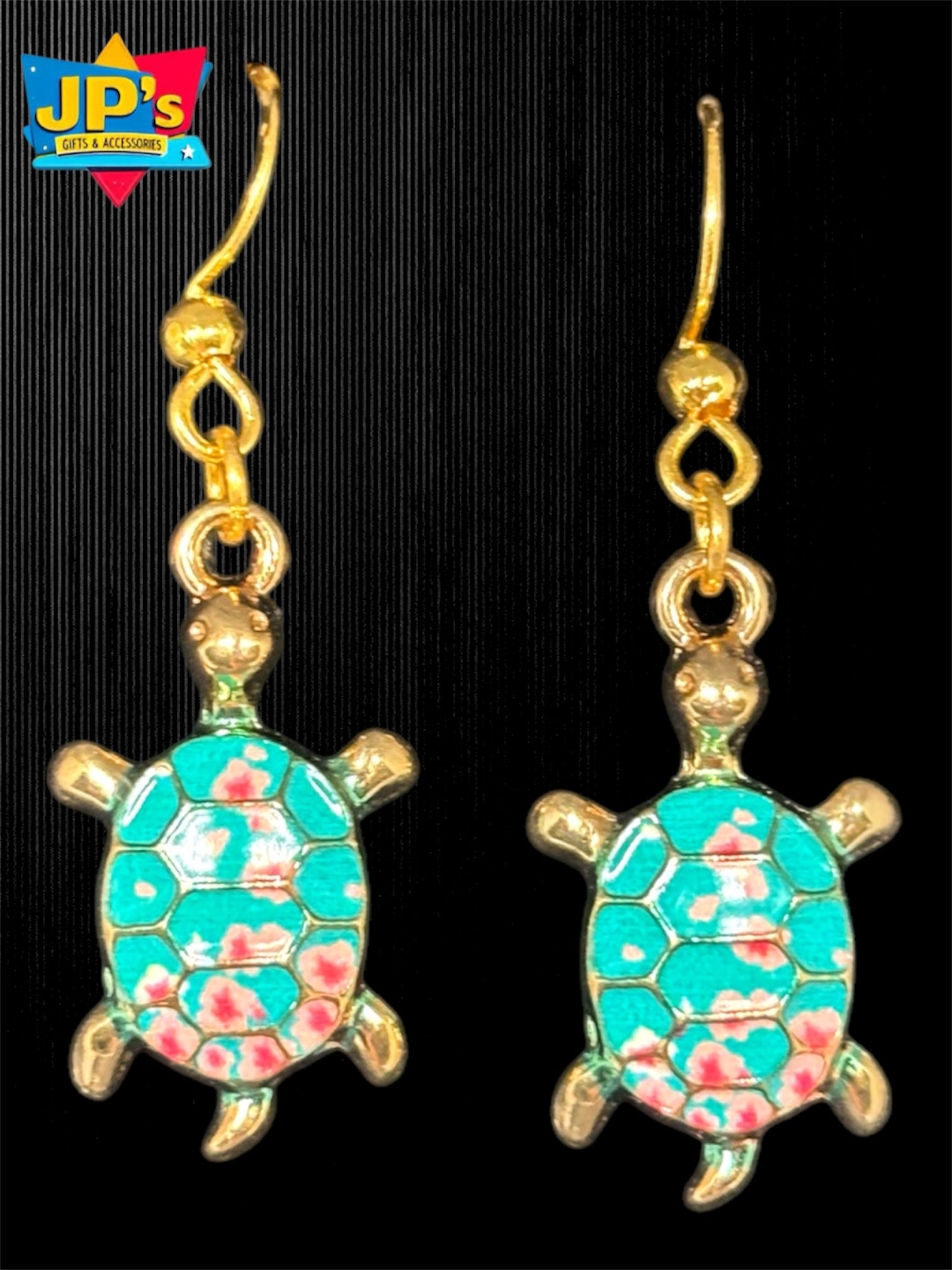 Coloured Turtle Earrings  image 2