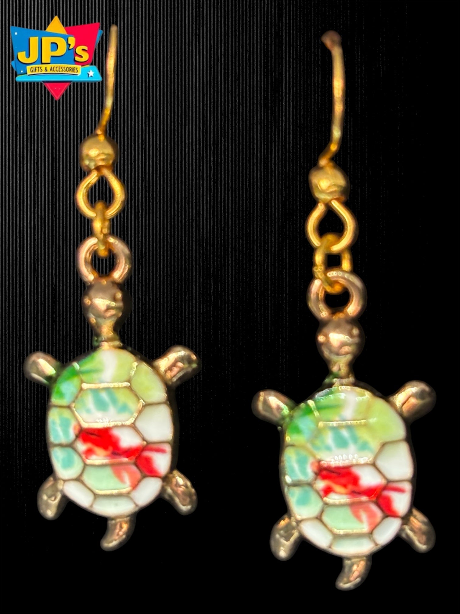 Coloured Turtle Earrings  image 6