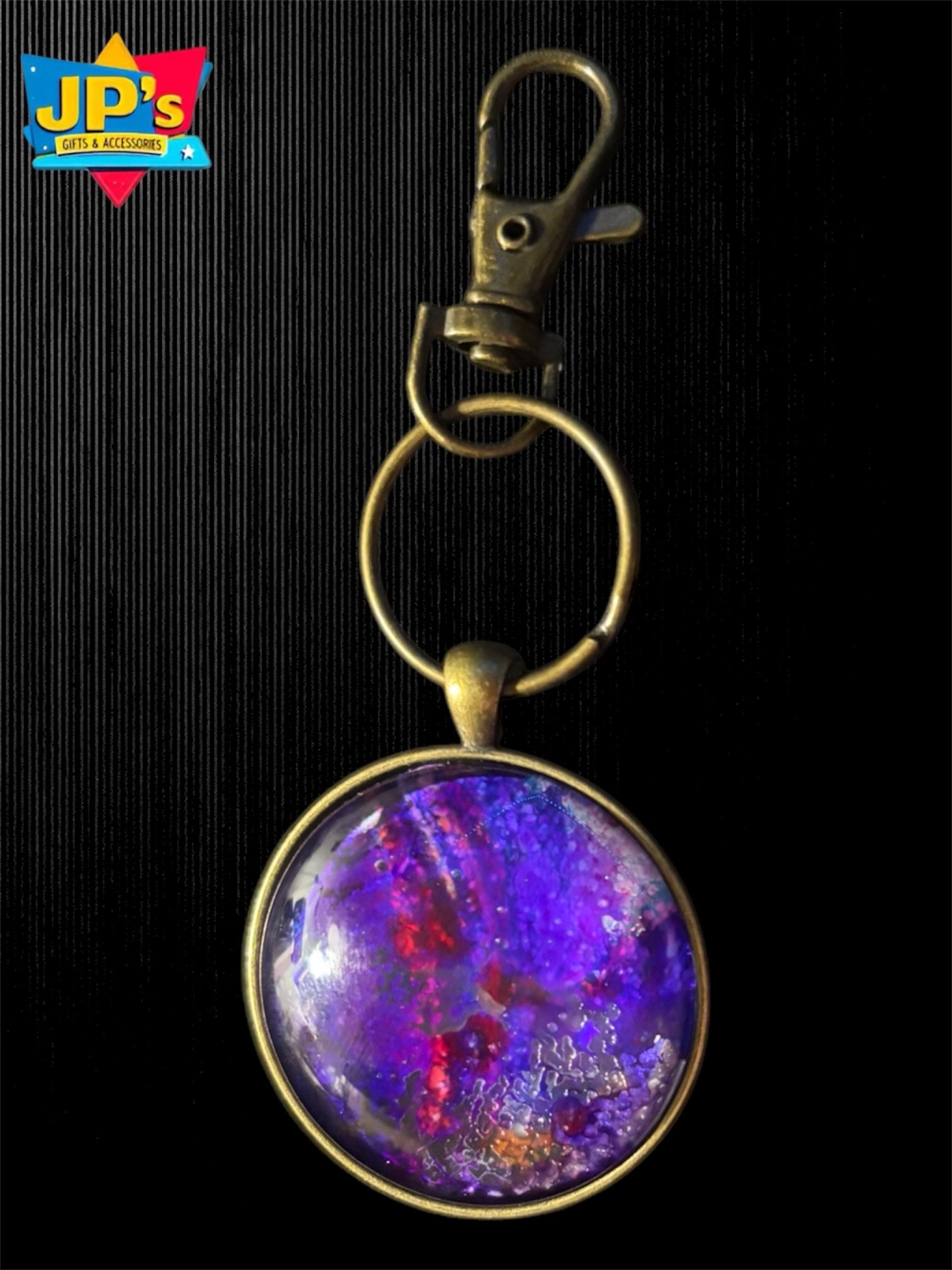 Patterned Cabochon Keyrings image 2