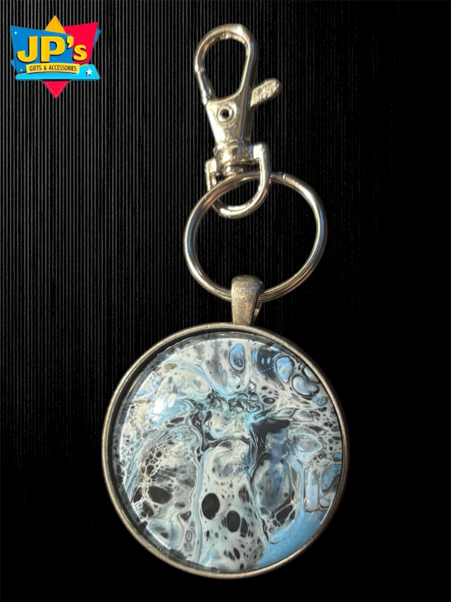 Patterned Cabochon Keyrings image 1