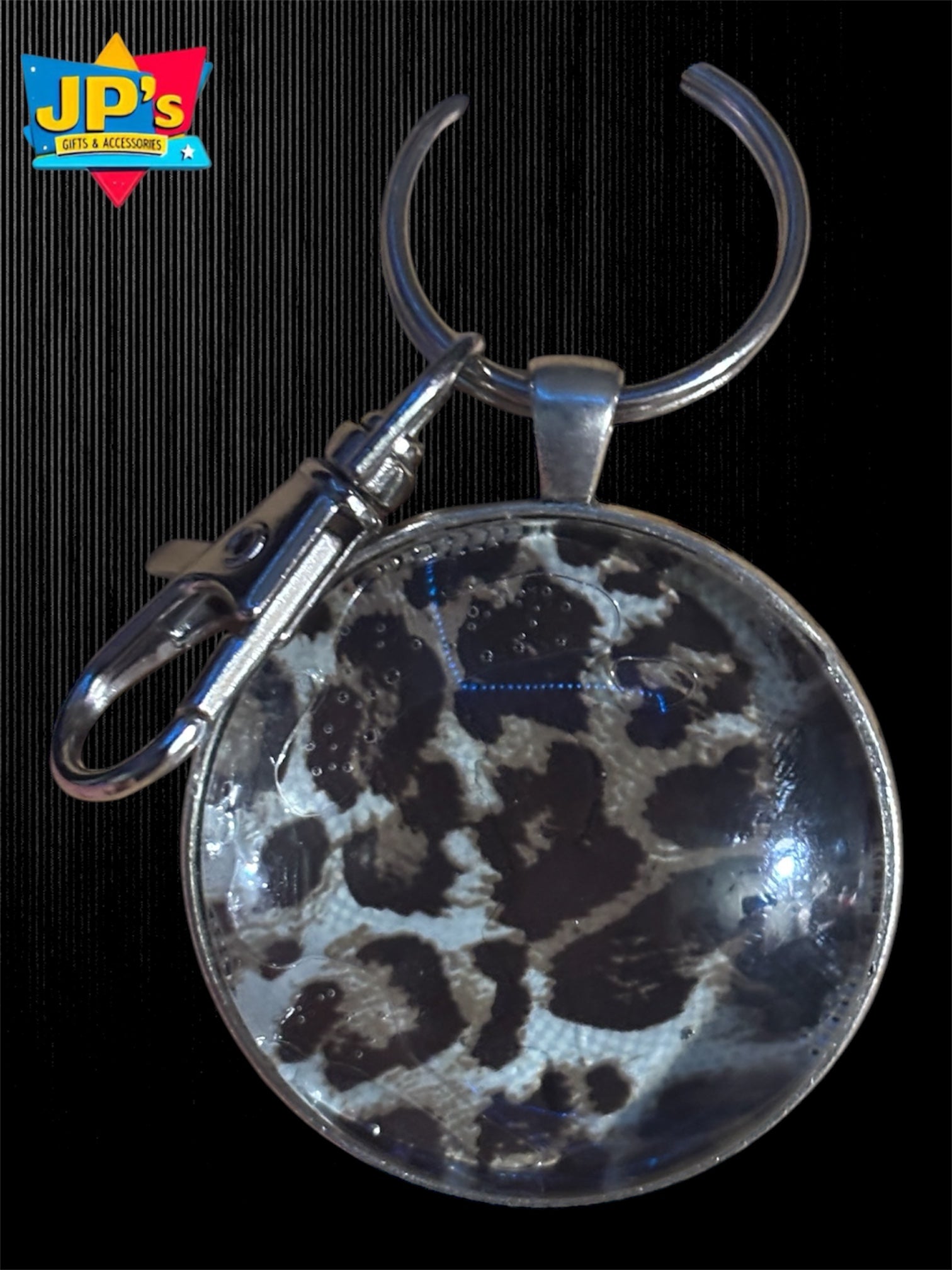 Patterned Cabochon Keychains image 3