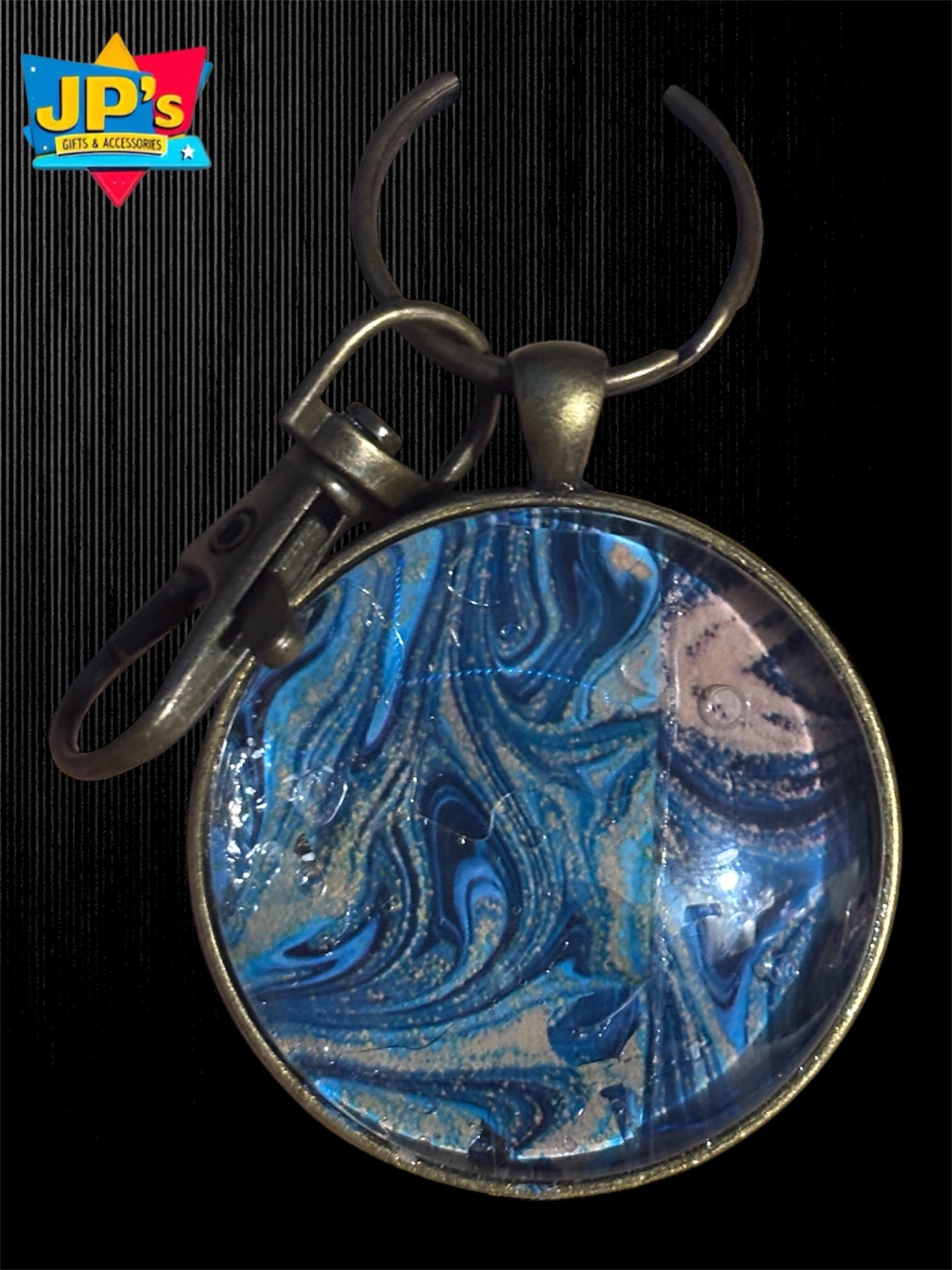 Patterned Cabochon Keychains image 4