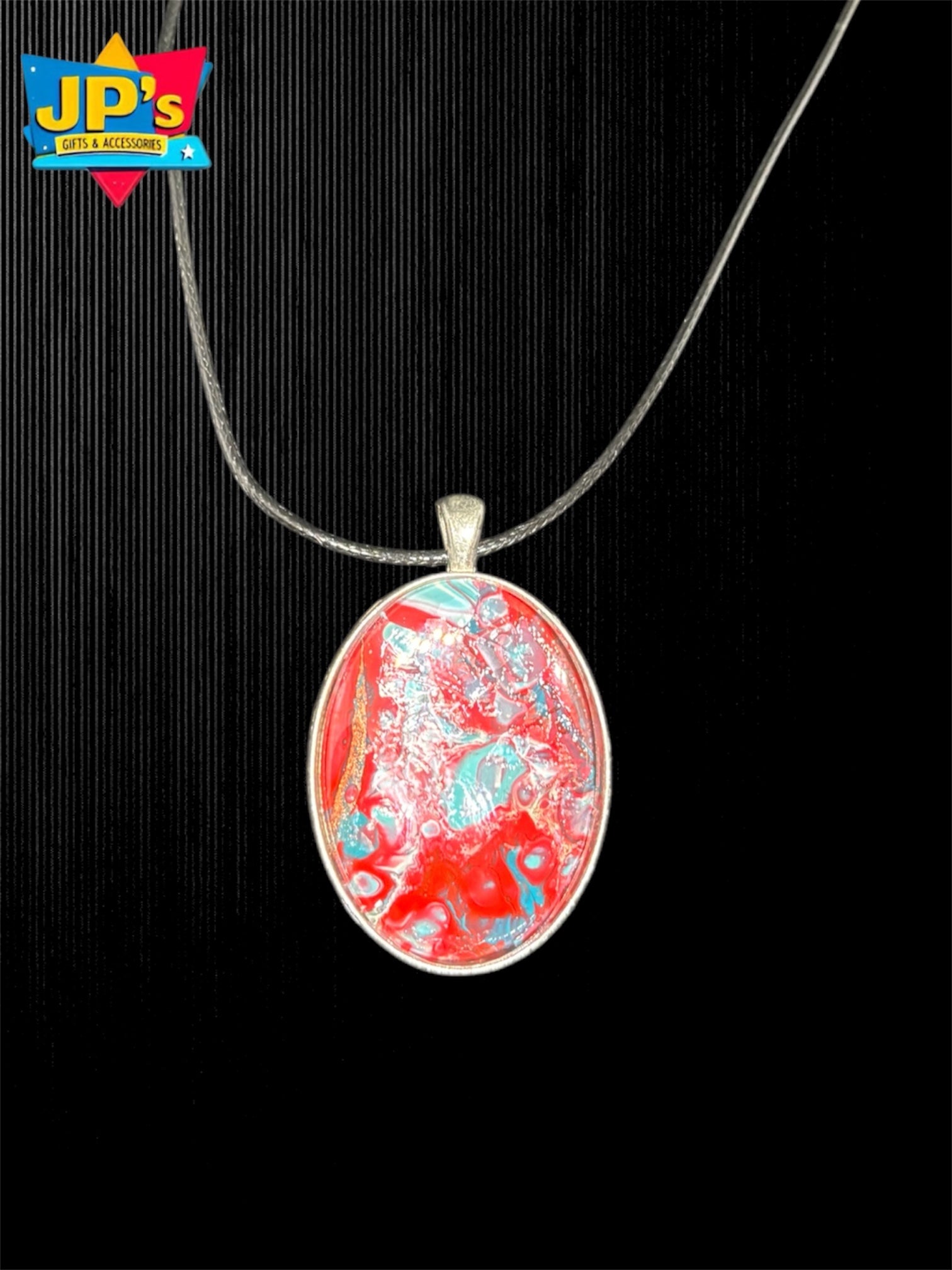 Large Patterned Pendant Necklaces image 2
