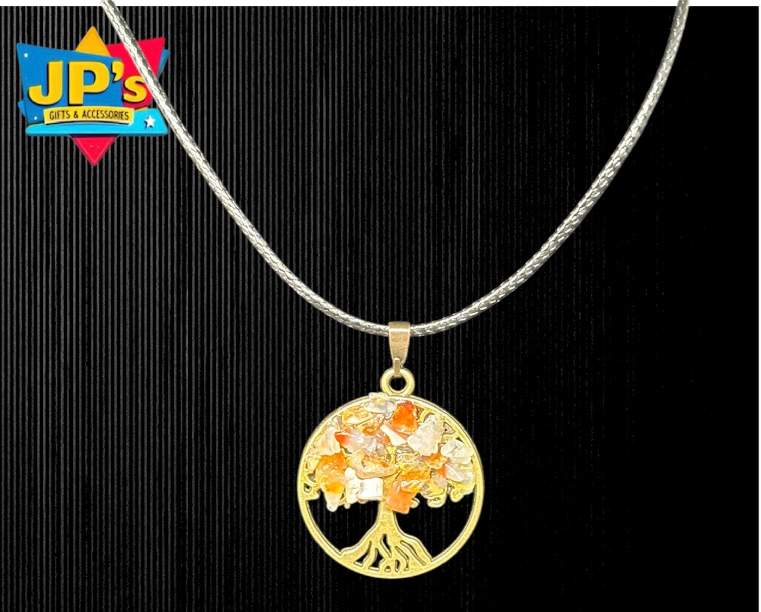 Tree of Life Gemstone Necklaces image 11