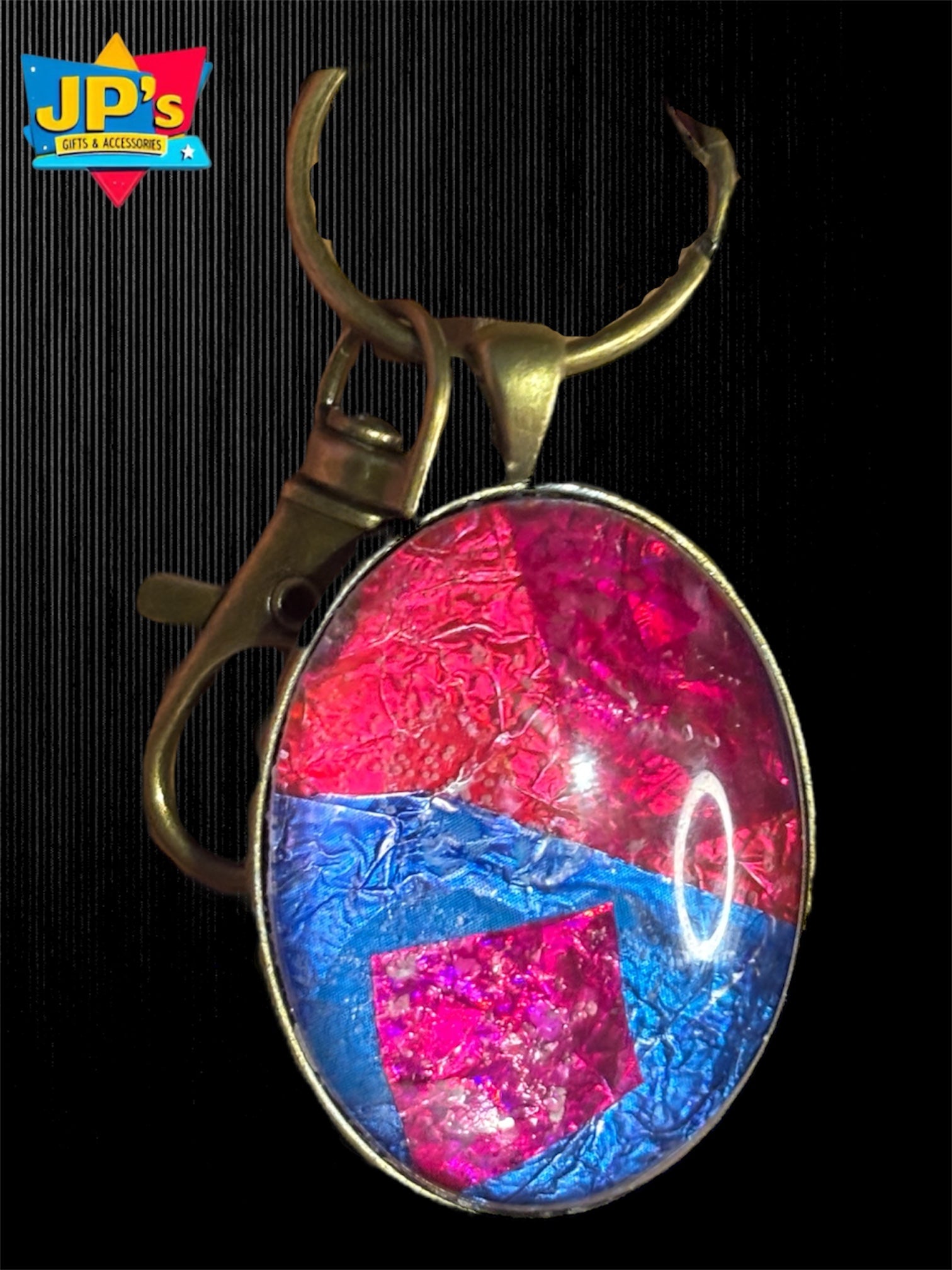 Rainbow Pattern Keyrings
