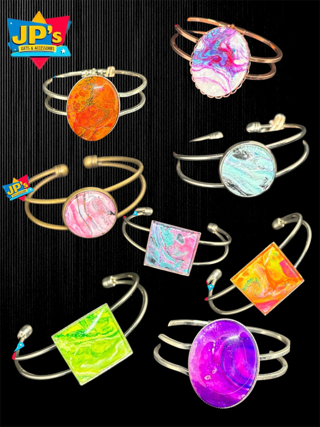 Metal Cabochon Bracelets image 0