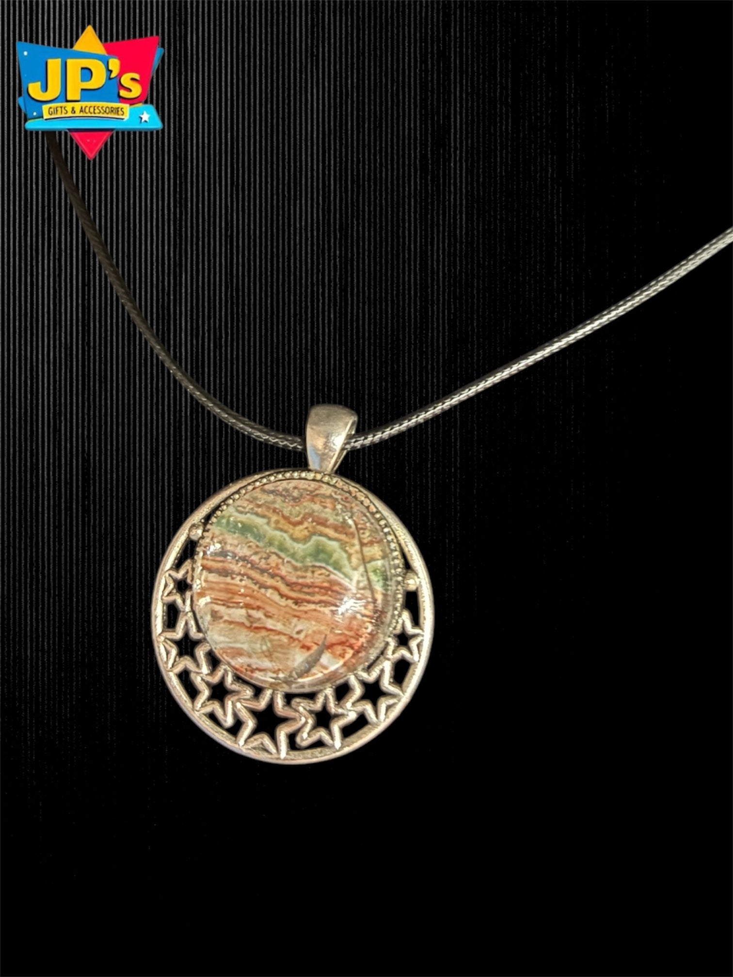 Small Patterned Cabochon Necklaces image 3