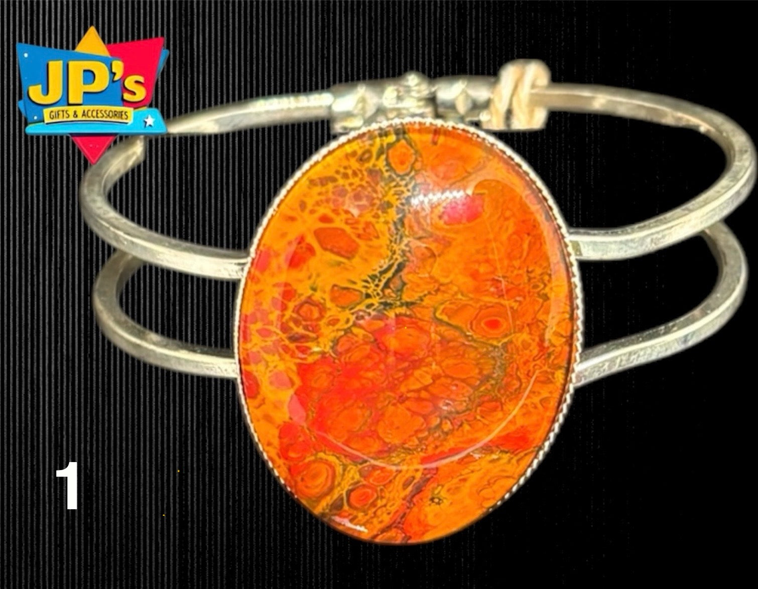 Metal Cabochon Bracelets image 1