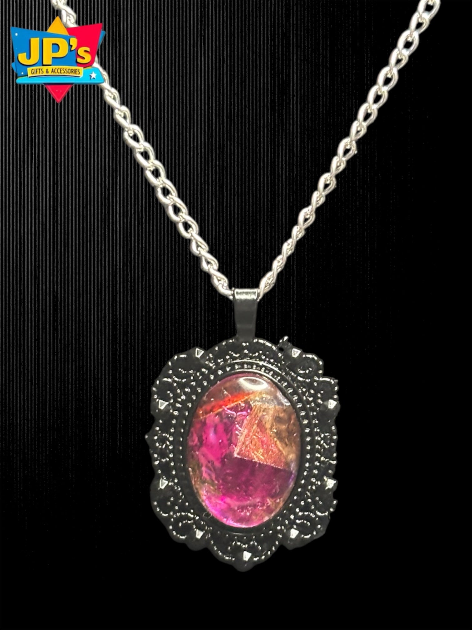 Large Victorian Style Pendant Necklaces image 2